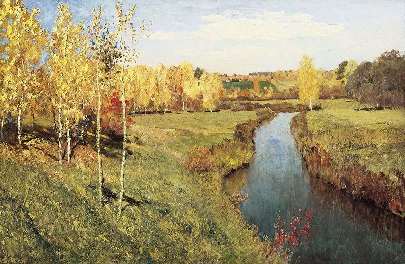 Isaac Levitan Golden Autumn